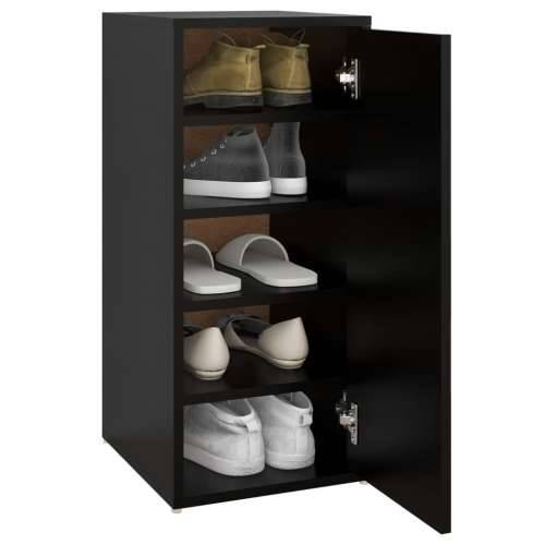Ormarići za cipele 2 kom crni 32 x 35 x 70 cm od iverice  - Crna 31.5 x 35 x 70 cm 1 2x shoe cabinet with door Cijena