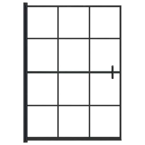 Pregrada za tuš ESG 100 x 140 cm crna - 100 x 140 cm Cijena