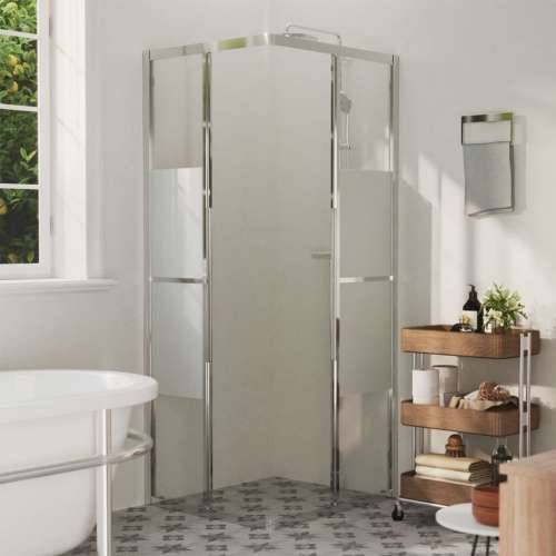 Tuš kabina ESG 80 x 70 x 180 cm - srebrna i bijela 80 x 70 x 180 cm Matirano Cijena