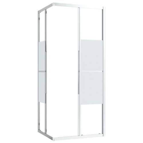 Tuš kabina ESG 80 x 70 x 180 cm - srebrna i bijela 80 x 70 x 180 cm Matirano Cijena
