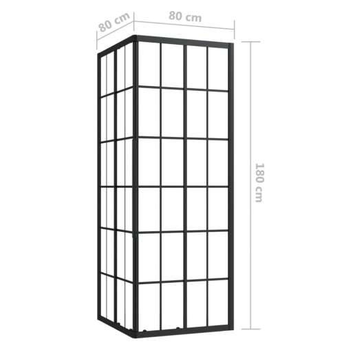 Tuš kabina ESG 80 x 80 x 180 cm - 80 x 80 x 180 cm *Transparent*an Cijena