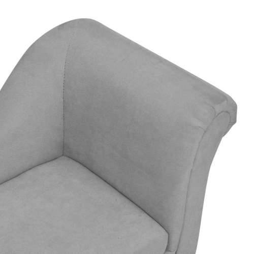 Sofa za pse s jastukom siva 83 x 44 x 44 cm plišana - Siva Cijena
