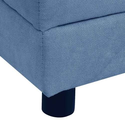 Sofa za pse s jastukom plava 83 x 44 x 44 cm plišana - Plava Cijena