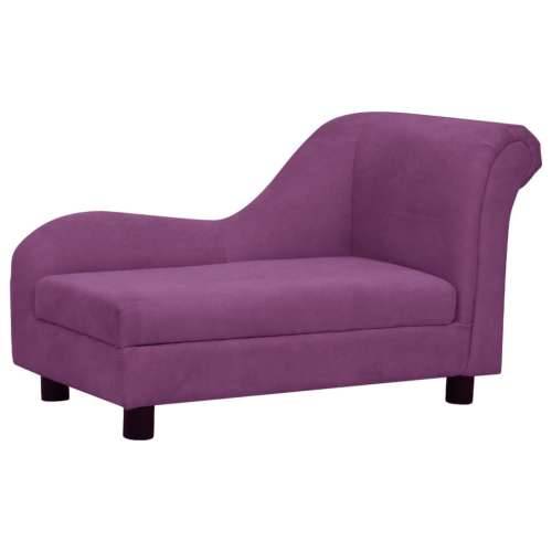Sofa za pse s jastukom bordo 83 x 44 x 44 cm plišana - Tamno crvena Cijena