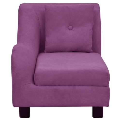 Sofa za pse s jastukom bordo 83 x 44 x 44 cm plišana - Tamno crvena Cijena