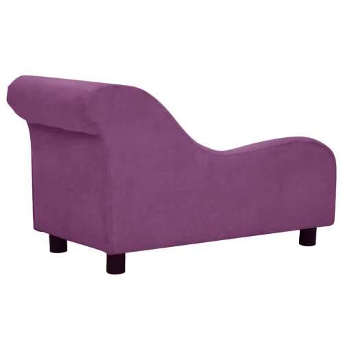 Sofa za pse s jastukom bordo 83 x 44 x 44 cm plišana - Tamno crvena Cijena
