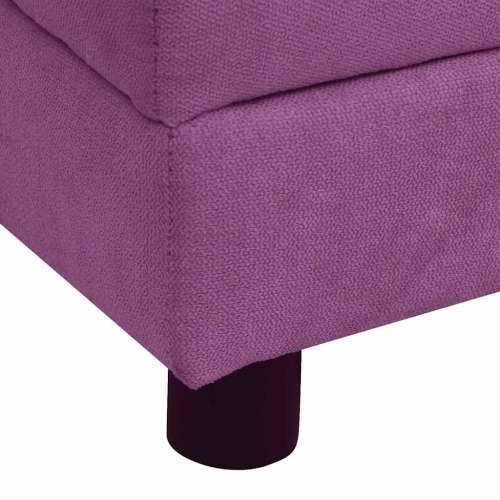 Sofa za pse s jastukom bordo 83 x 44 x 44 cm plišana - Tamno crvena Cijena