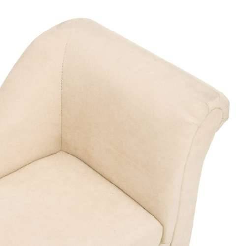 Sofa za pse s jastukom krem 83 x 44 x 44 cm plišana - Krema Cijena