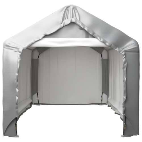 Skladišni šator sivi 180 x 180 cm od pocinčanog čelika Cijena