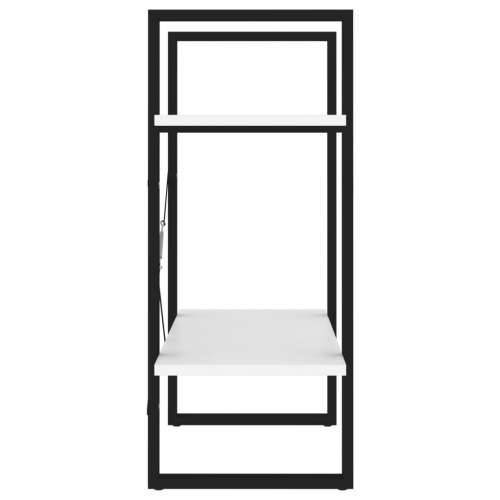 Ormarić za knjige 2 razine bijeli 60x30x70 cm konstruirano drvo - Bijela 1 70 cm Konstruirano drvo Cijena