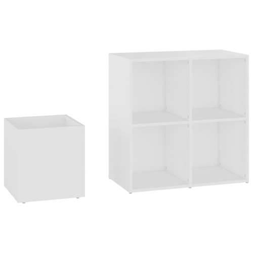 Ormarić za cipele bijeli 105 x 35,5 x 70 cm konstruirano drvo - Bijela 1 Cijena