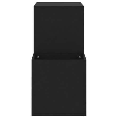 Ormarić za cipele crni 105 x 35,5 x 70 cm konstruirano drvo - Crna 1 Cijena
