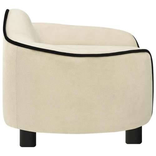 Sofa za pse krem 67 x 47 x 36 cm plišana - Krema Cijena