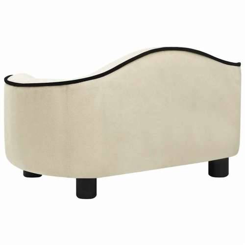 Sofa za pse krem 67 x 47 x 36 cm plišana - Krema Cijena