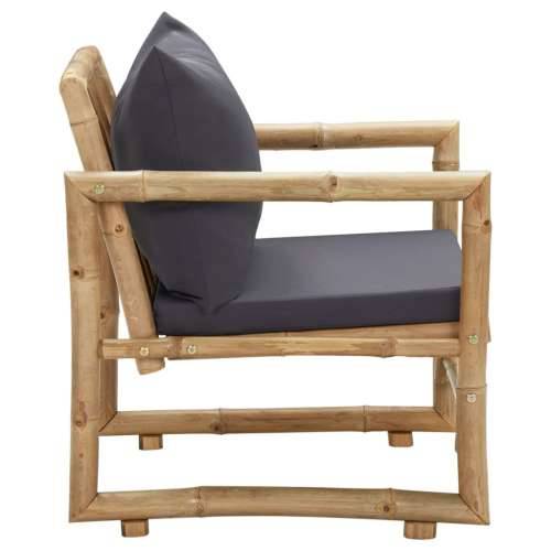 Vrtne stolice s jastucima 2 kom od bambusa Cijena