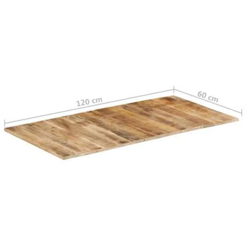 Ploča za stol 120 x 60 x (1,5 - 1,6) cm od grubog drva manga Cijena