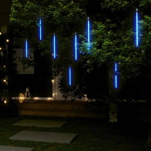 Meteorska svjetla 8 kom 30 cm plava 192 LED žarulje Cijena
