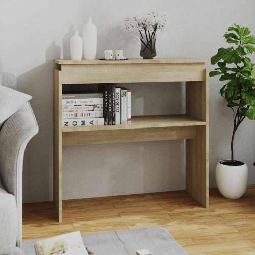 Konzolni stol boja hrasta sonome 80x30x80 cm konstruirano drvo - sonoma hrast 1 80 cm Cijena