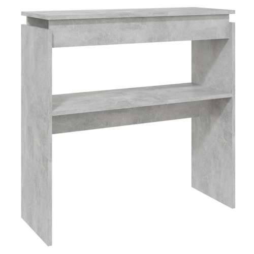 Konzolni stol siva boja betona 80x30x80 cm konstruirano drvo - Beton siva 1 80 cm Cijena