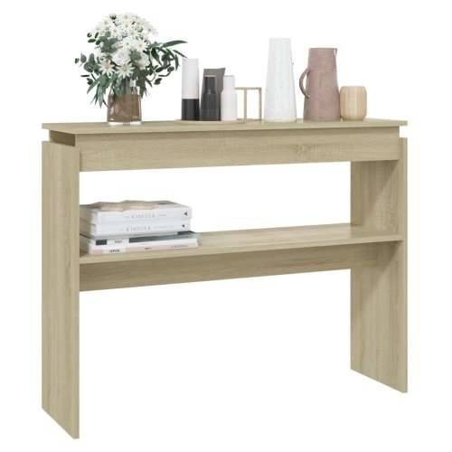 Konzolni stol boja hrasta sonome 102x30x80 cm konstruirano drvo - sonoma hrast 1 102 cm Cijena