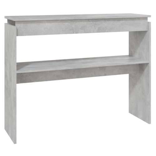 Konzolni stol boja betona 102 x 30 x 80 cm konstruirano drvo - Beton siva 1 102 cm Cijena