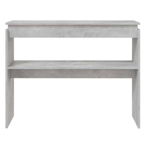 Konzolni stol boja betona 102 x 30 x 80 cm konstruirano drvo - Beton siva 1 102 cm Cijena