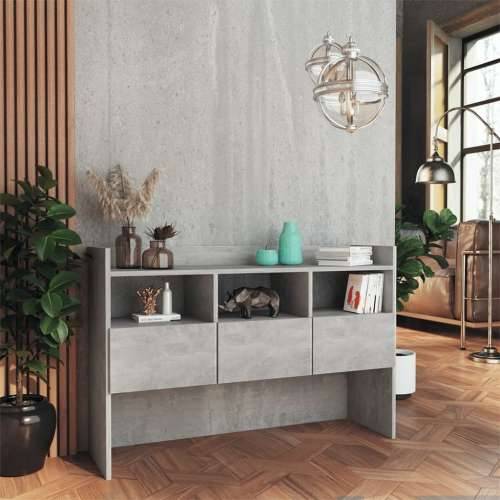 Komoda siva boja betona 105 x 30 x 70 cm od iverice Cijena