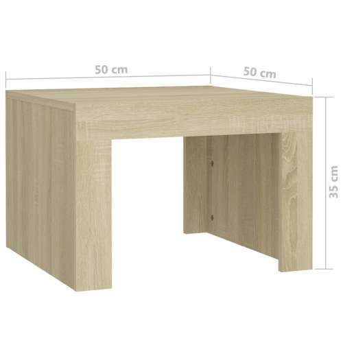 Stolić za kavu boja hrasta 50x50x35 cm konstruirano drvo - sonoma hrast 50 x 50 x 35 cm 1 Cijena