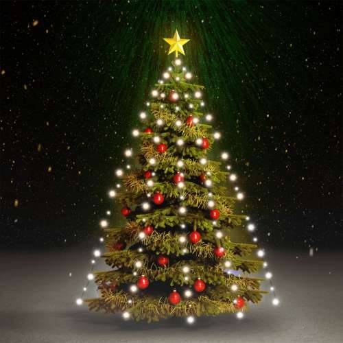 Mrežasta svjetla za božićno drvce 210 LED hladna bijela 210 cm