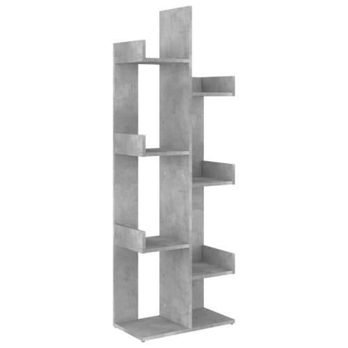 Ormarić za knjige boja betona 48x25,5x140 cm konstruirano drvo - Beton siva 1 48 cm Cijena
