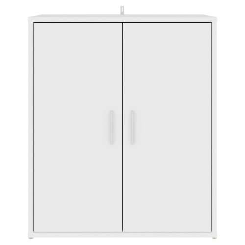 Ormarić za cipele bijeli 60 x 35 x 70 cm konstruirano drvo - Bijela 60 x 35 x 70 cm 1 shoe cabinet with door Cijena