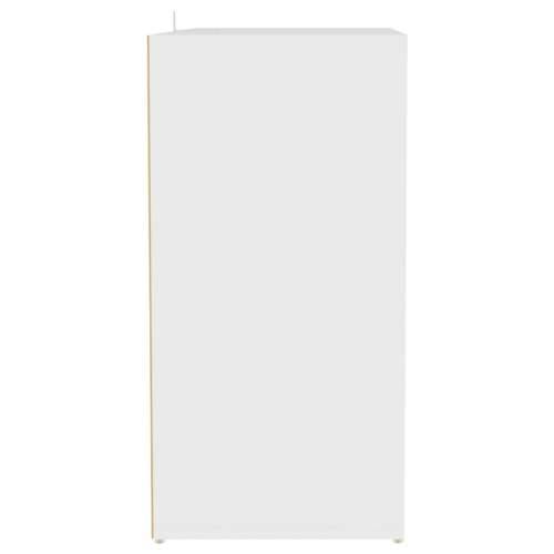 Ormarić za cipele bijeli 60 x 35 x 70 cm konstruirano drvo - Bijela 60 x 35 x 70 cm 1 shoe cabinet with door Cijena