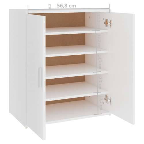 Ormarić za cipele bijeli 60 x 35 x 70 cm konstruirano drvo - Bijela 60 x 35 x 70 cm 1 shoe cabinet with door Cijena