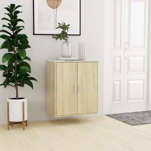 Ormarić za cipele boja hrasta 60 x 35 x 70 cm konstruirano drvo - sonoma hrast 60 x 35 x 70 cm 1 shoe cabinet with door Cijena