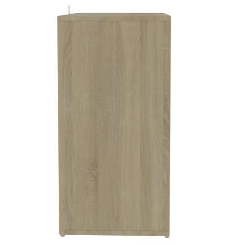 Ormarić za cipele boja hrasta 60 x 35 x 70 cm konstruirano drvo - sonoma hrast 60 x 35 x 70 cm 1 shoe cabinet with door Cijena