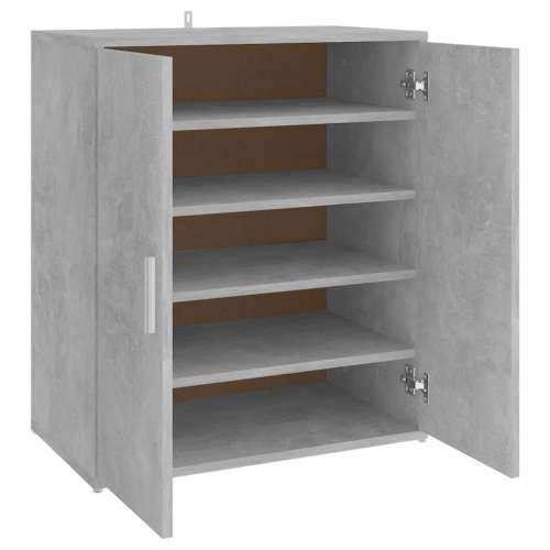 Ormarić za cipele boja betona 60 x 35 x 70 cm konstruirano drvo - Beton siva 60 x 35 x 70 cm 1 shoe cabinet with door Cijena