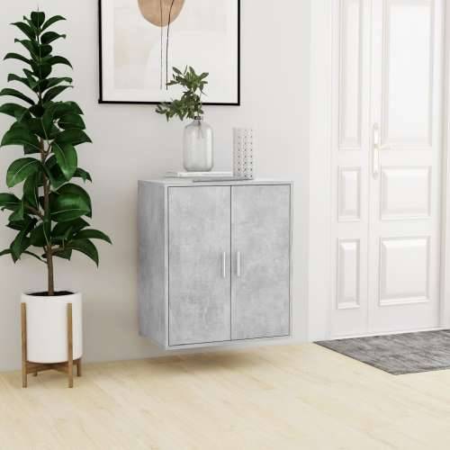 Ormarić za cipele boja betona 60 x 35 x 70 cm konstruirano drvo - Beton siva 60 x 35 x 70 cm 1 shoe cabinet with door Cijena