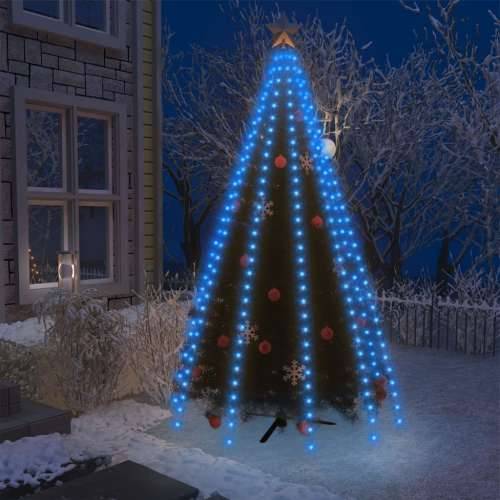 Mrežasta svjetla za božićno drvce 250 LED žarulja plava 250 cm Cijena