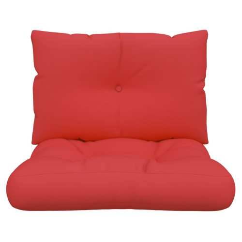 Jastuci za palete 2 kom crveni od tkanine Cijena