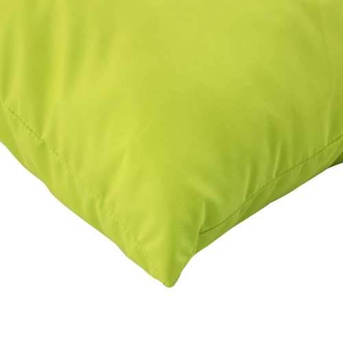 Jastuci za palete 2 kom jarkozeleni od tkanine Cijena