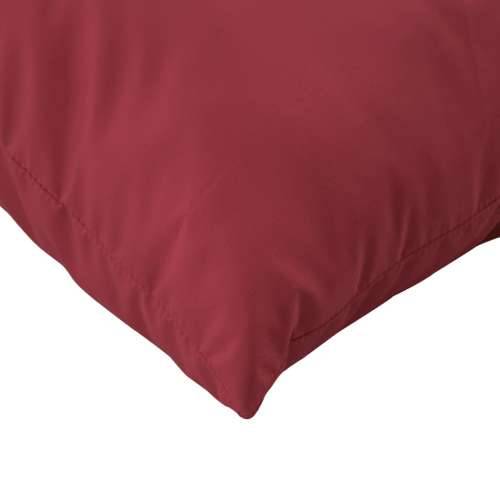 Jastuci za palete 3 kom boja vina od tkanine Cijena