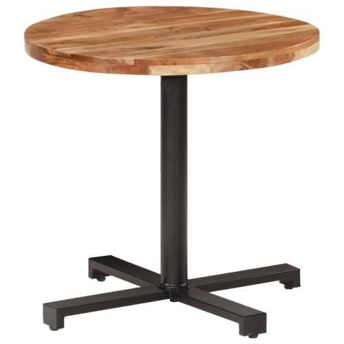 Bistro stol okrugli Ø 80 x 75 cm od masivnog bagremovog drva