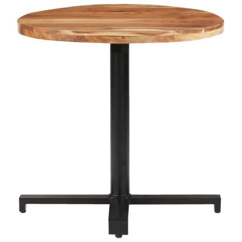 Bistro stol okrugli Ø 80 x 75 cm od masivnog bagremovog drva Cijena