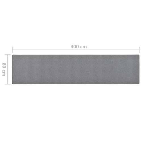 Dugi tepih tamnosivi 80 x 400 cm Cijena
