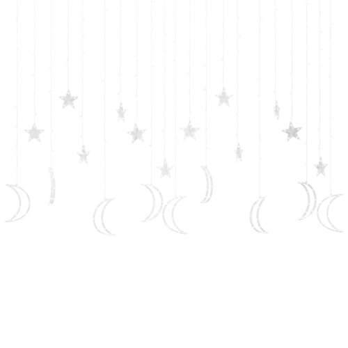 Vilinska svjetla zvijezde i mjeseci s daljinskim 345 LED šarena Cijena