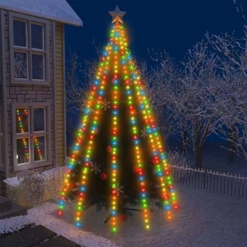 Svjetla za drvce 500 LED šarena 500 cm unutarnja-vanjska Cijena