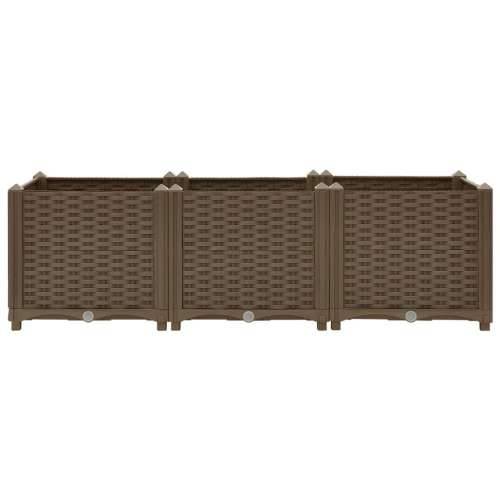 Povišena gredica 120 x 40 x 38 cm od polipropilena - Smeđa 120 x 40 x 38 cm 1 Cijena
