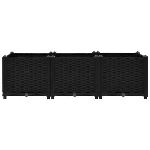 Povišena gredica 120 x 40 x 38 cm od polipropilena - Crna 120 x 40 x 38 cm 1 Cijena