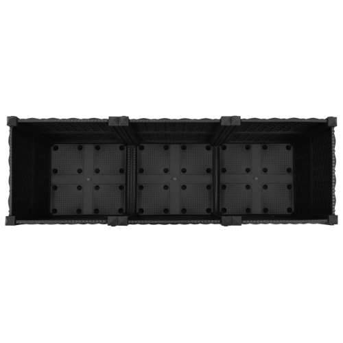 Povišena gredica 120 x 40 x 38 cm od polipropilena - Crna 120 x 40 x 38 cm 1 Cijena