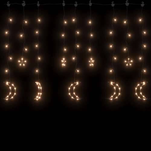 Vilinska svjetla zvijezde i mjeseci 345 LED topla bijela - Topla bijela 345 led 1 Cijena